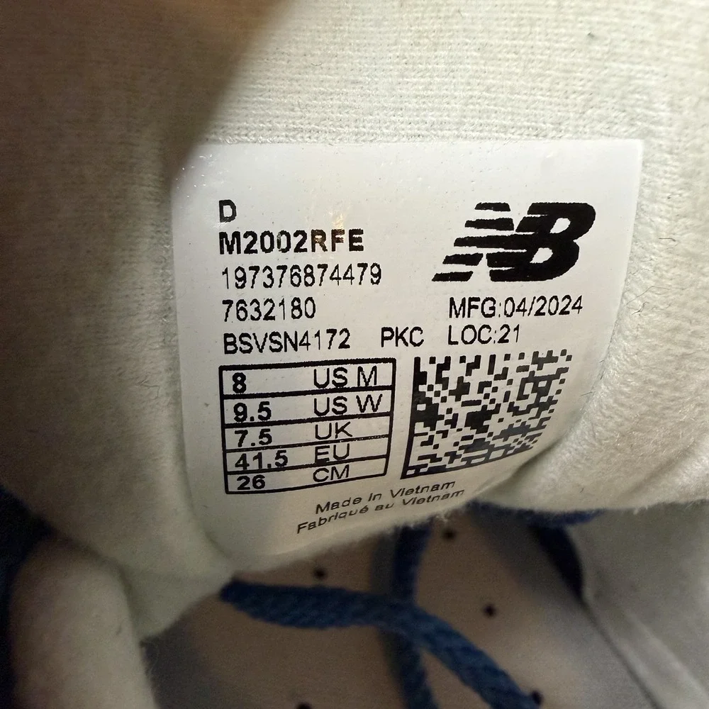 New Balance Men's 2002R‎ Agate Blue |M2002RFE| Size 8 D